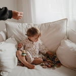 Mushie Bead Lacing Toy Set for Kids Fine Motor Skills and Creative Play - 