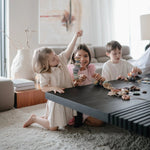 Mushie Bead Lacing Toy Set for Kids Fine Motor Skills and Creative Play - 