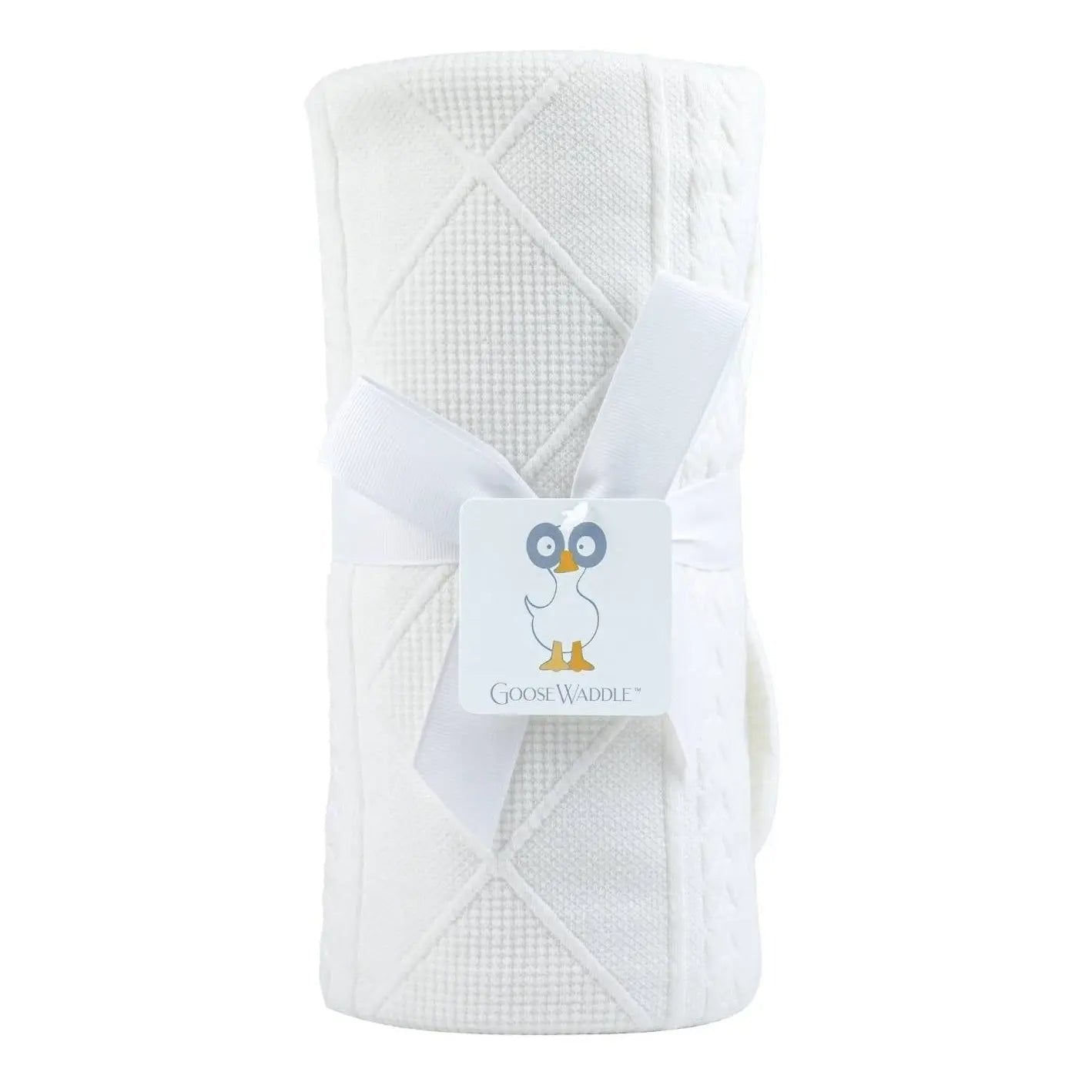 Goosewaddle® | Newborn Baby Blankets Toys Teethers Bibs & More Bear Blue Gift Set - 