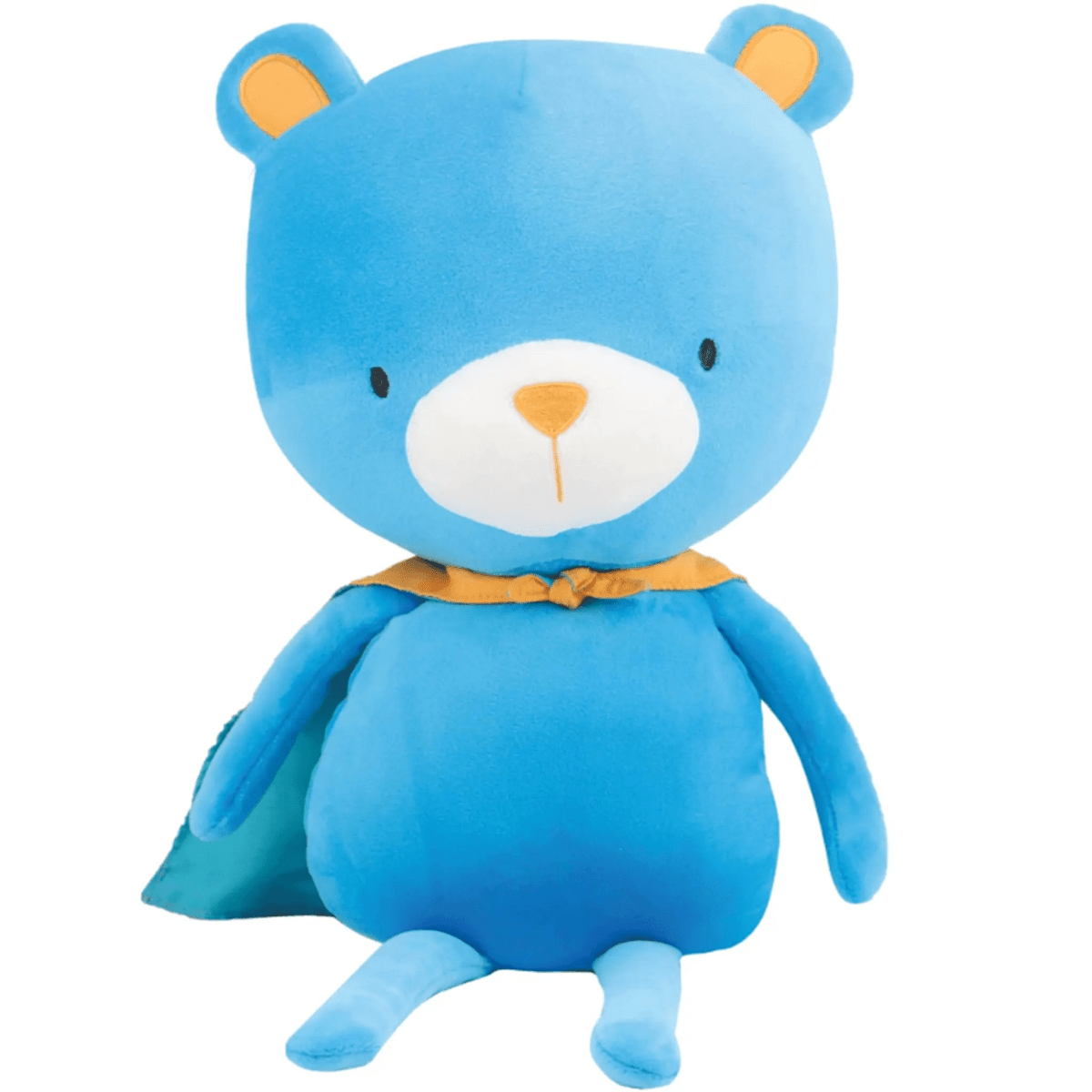 Bear Blue Gift Set with Plush Teether and Knit Blanket for Newborns - Everetts Place