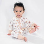 LollyBanks Bear Hugs Zipper One Piece Pajama - 