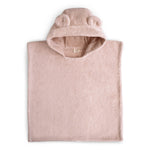 Mushie Bear Poncho Towel for Kids Made from 100 Percent Organic Cotton Soft and Absorbent Perfect for Bath Time