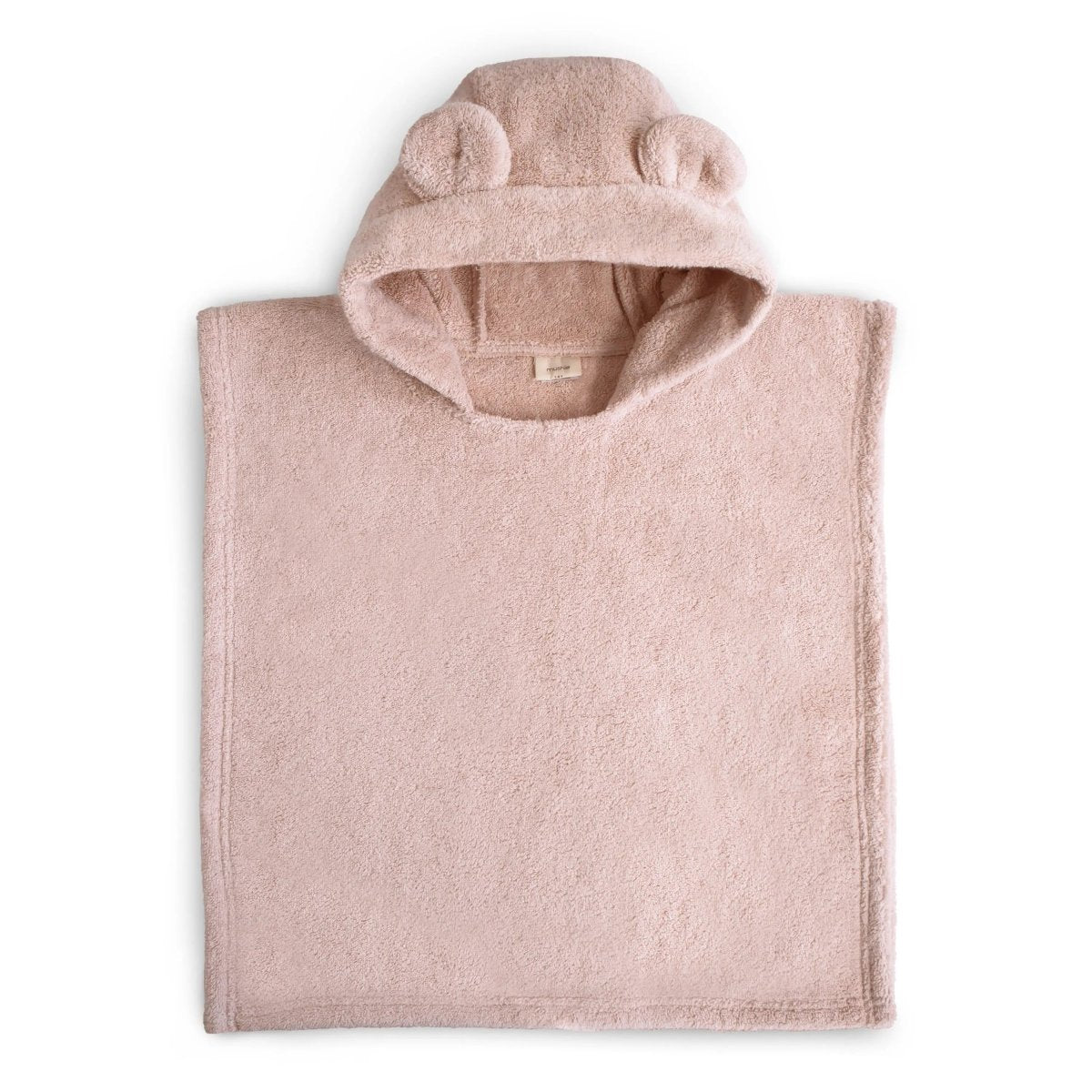 Mushie Bear Poncho Towel for Kids Made from 100 Percent Organic Cotton Soft and Absorbent Perfect for Bath Time
