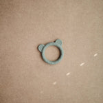 Mushie Bear Teether for Babies 100 Percent Non-Toxic Food-Grade Silicone Easy Grasp Design Stylish Colors -