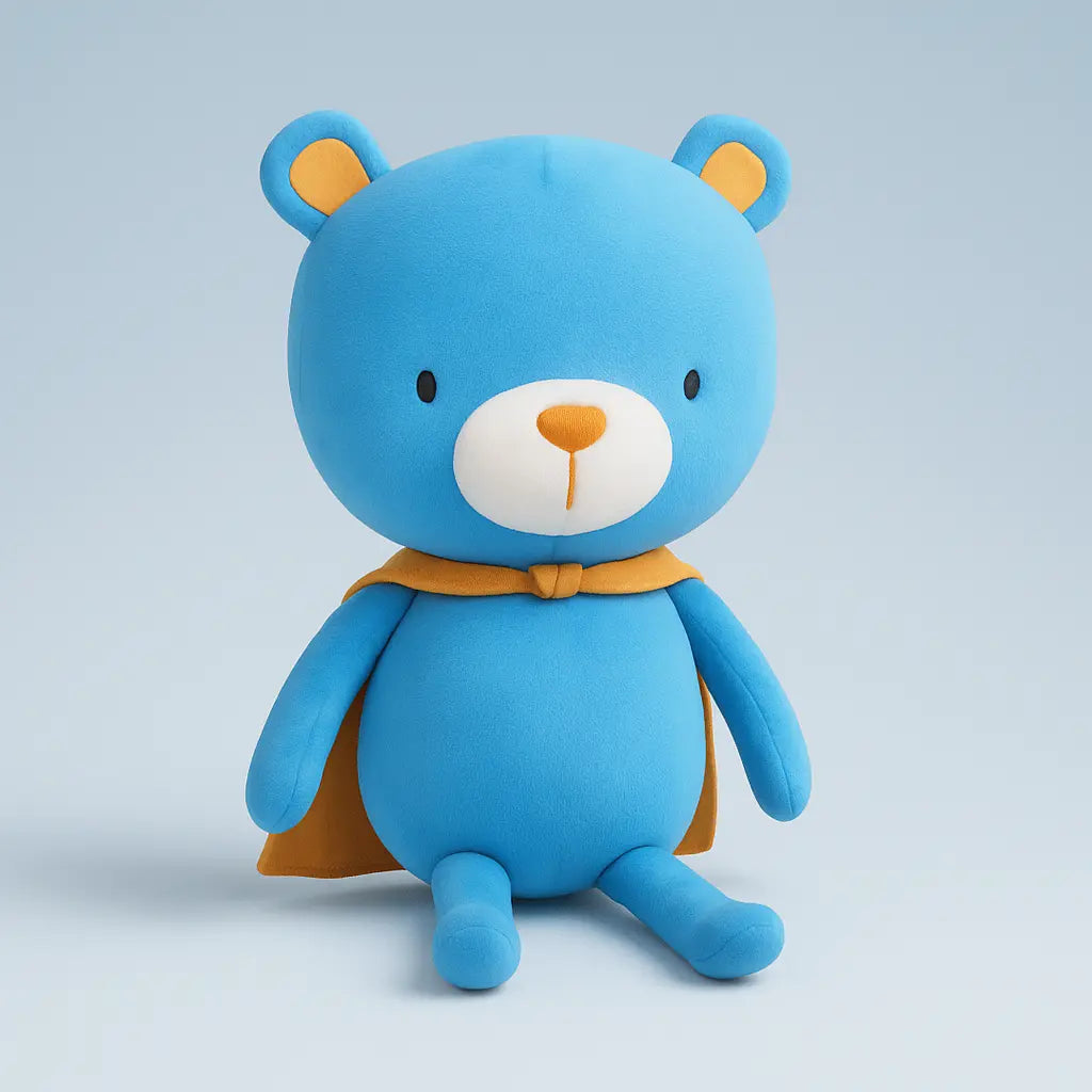 Goosewaddle® | Newborn Baby Blankets Toys Teethers Bibs & More Bear with Cape Plush Doll - 