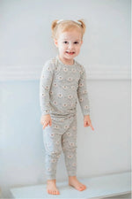 Little Joy Co. Beary Sleepy 2pc Bamboo Pajamas for Kids Soft Comfort - Everetts Place Boutique - 