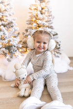 Little Joy Co. Beary Sleepy 2pc Bamboo Pajamas for Kids Soft Comfort - Everetts Place Boutique - 