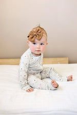 Little Joy Co. Beary Sleepy Bamboo Zippy Romper With Foldover Feet - Everetts Place Boutique - 