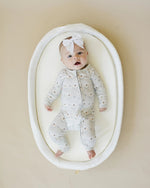 Little Joy Co. Beary Sleepy Bamboo Zippy Romper With Foldover Feet - Everetts Place Boutique - 