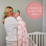 LollyBanks Beautiful Bows Swaddle BlanketEveretts Place