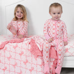 LollyBanks Beautiful Bows Zipper One Piece PajamaEveretts Place