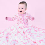 LollyBanks Beautiful Bows Zipper One Piece PajamaEveretts Place
