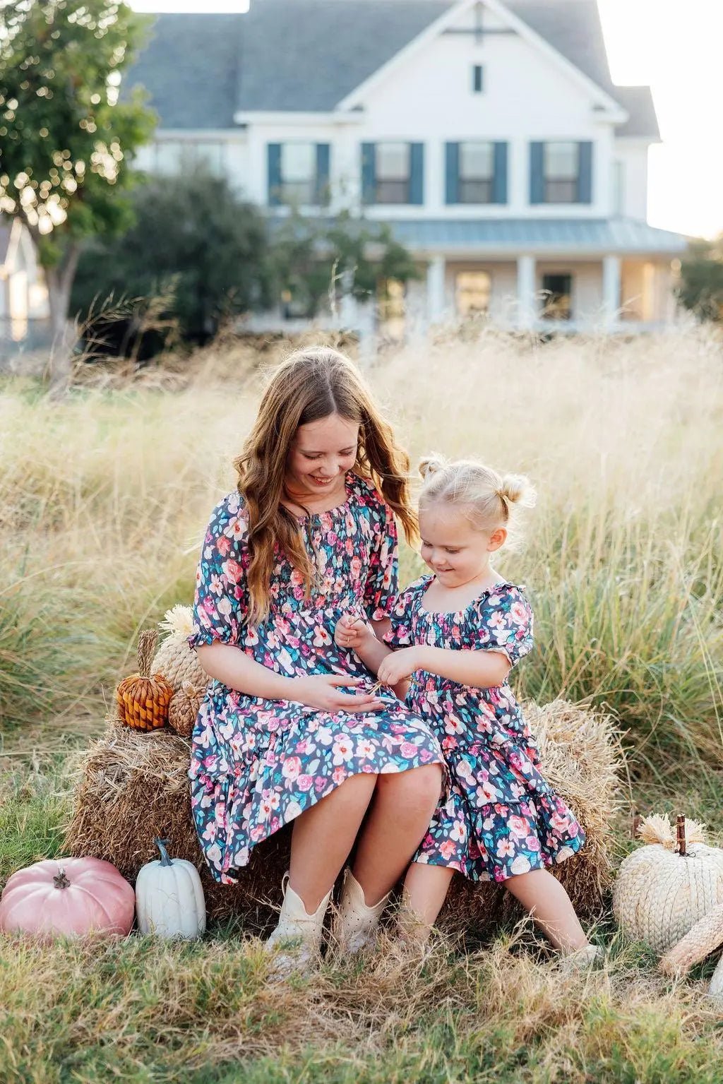 Mila & Rose ® Beauty in Bloom Smocked Ruffle Dress - 