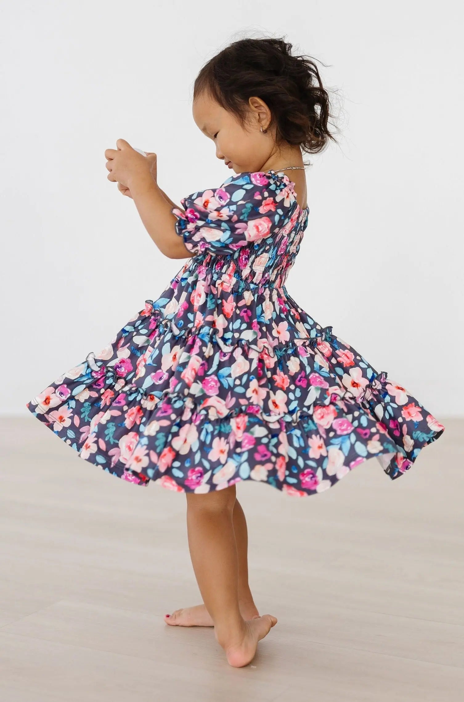 Mila & Rose ® Beauty in Bloom Smocked Ruffle Dress - 