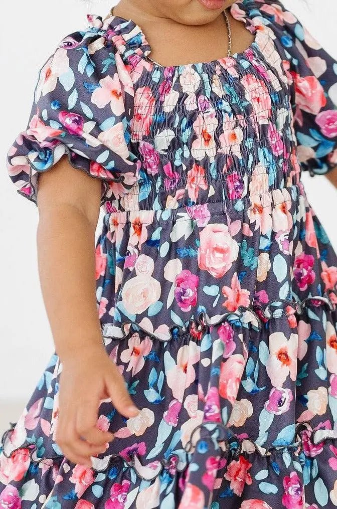 Mila & Rose ® Beauty in Bloom Smocked Ruffle Dress - 