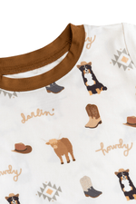 Hugga Babies Bedtime Buckaroo Two - Piece Set - Everetts Place Boutique - 