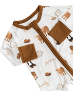Hugga Babies Bedtime Buckaroo Zipper Lounger - Everetts Place Boutique - 