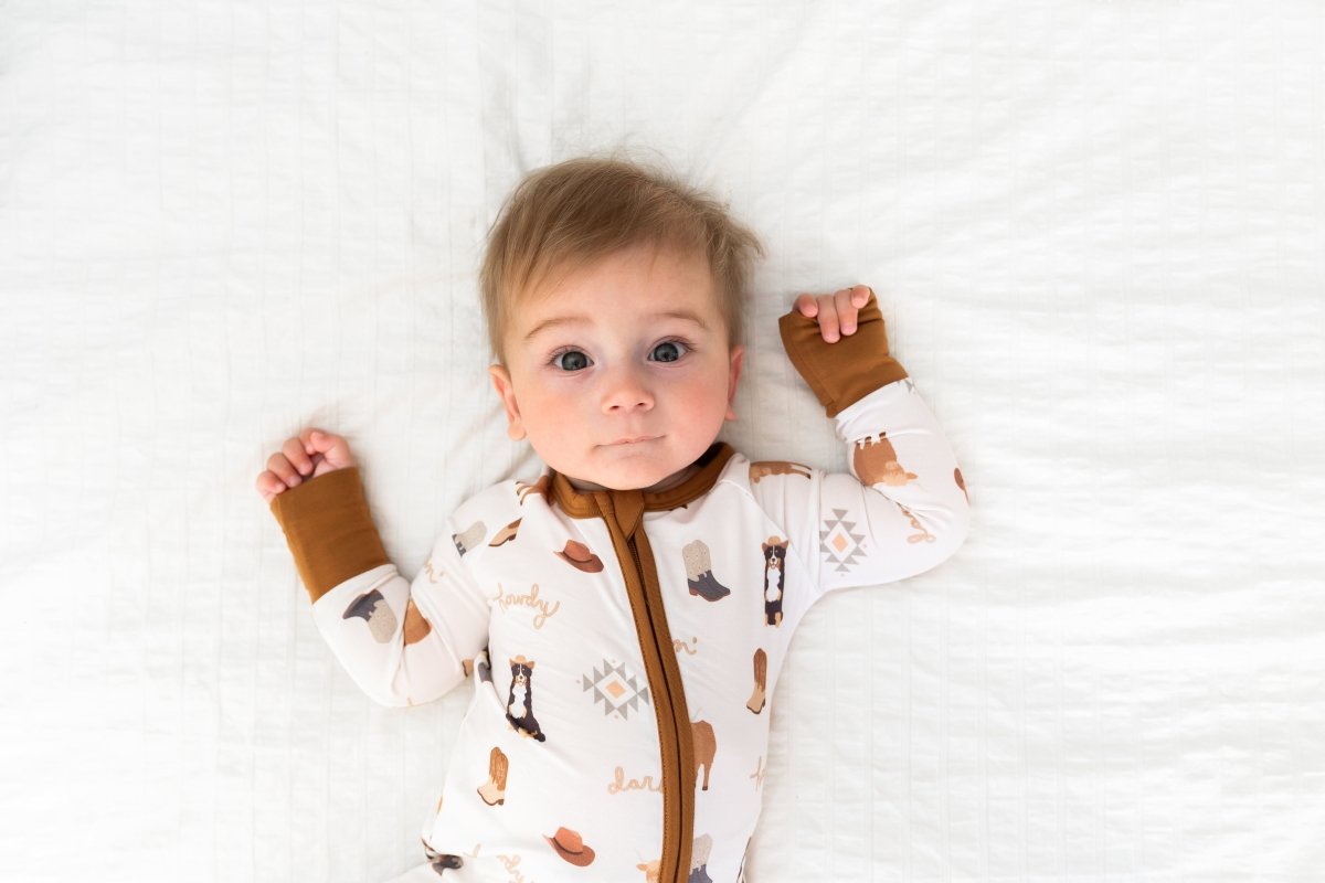 Hugga Babies Bedtime Buckaroo Zipper Lounger - Everetts Place Boutique - 