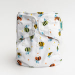 Kinder Cloth Diaper Co. Minky Fleece Cloth Diaper - Patterned Lounger with Wicking Jersey - Everetts Place Boutique - 