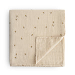 Organic Cotton Muslin Swaddle Blanket by Mushie
