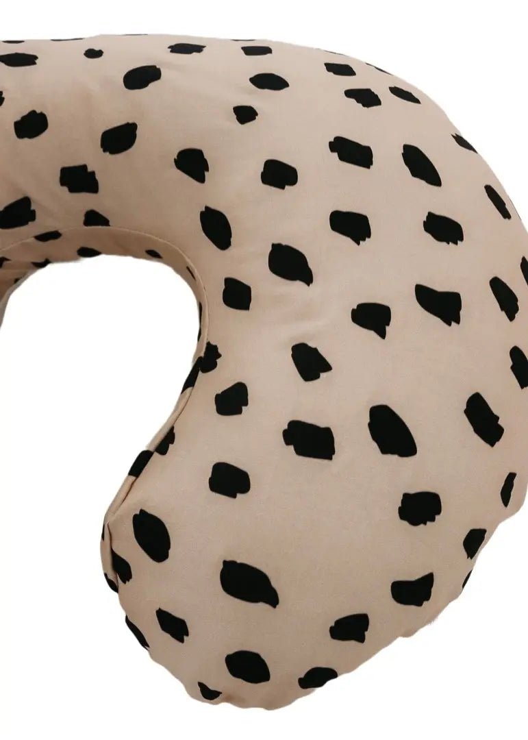Little Mae & Co Beige Black Marks Sahara Nursing Pillow Cover - 