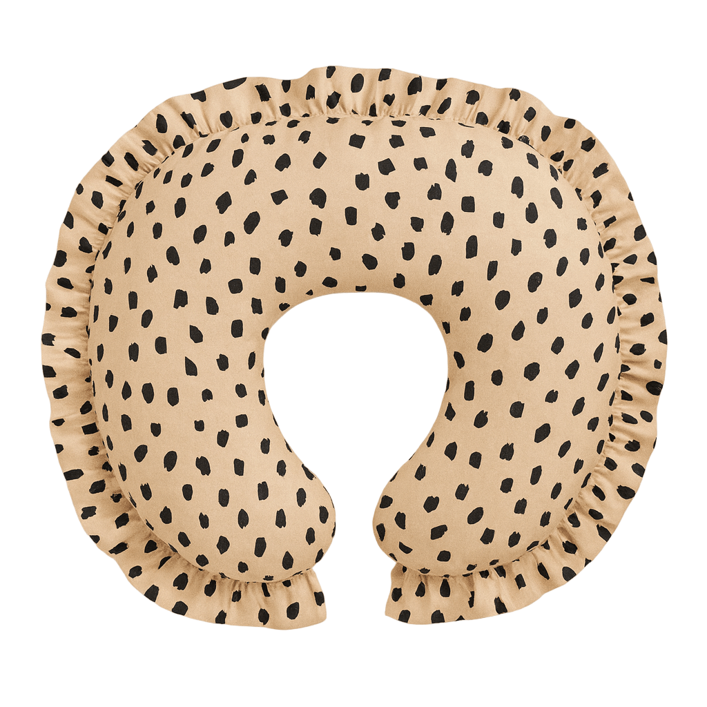 Little Mae & Co Beige Black Marks Sahara Nursing Pillow Cover - 