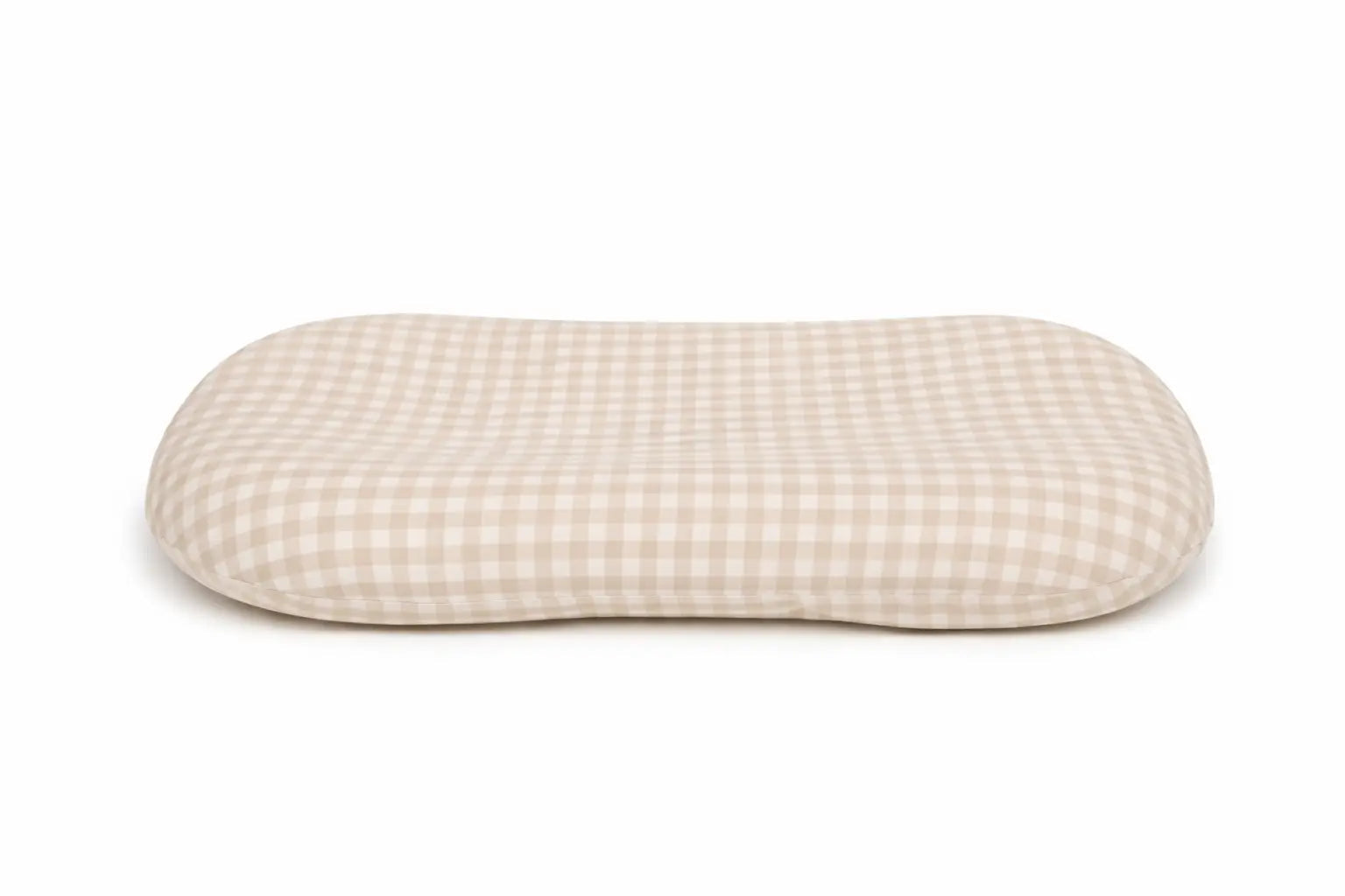 Little Mae & Co Beige Gingham Baby Lounger Cover - 