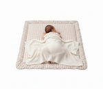 Little Mae & Co Beige Gingham Padded Baby Play Mat - 