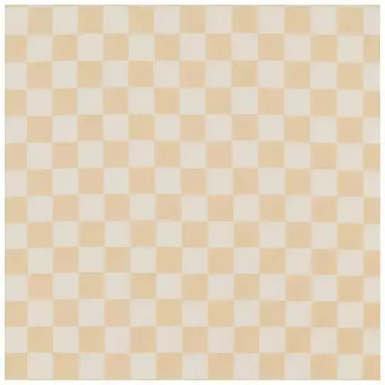 Little Mae & Co Beige & White Checkered Baby Lounger Cover - 