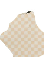 Little Mae & Co Beige & White Checkered Carseat Cover - 