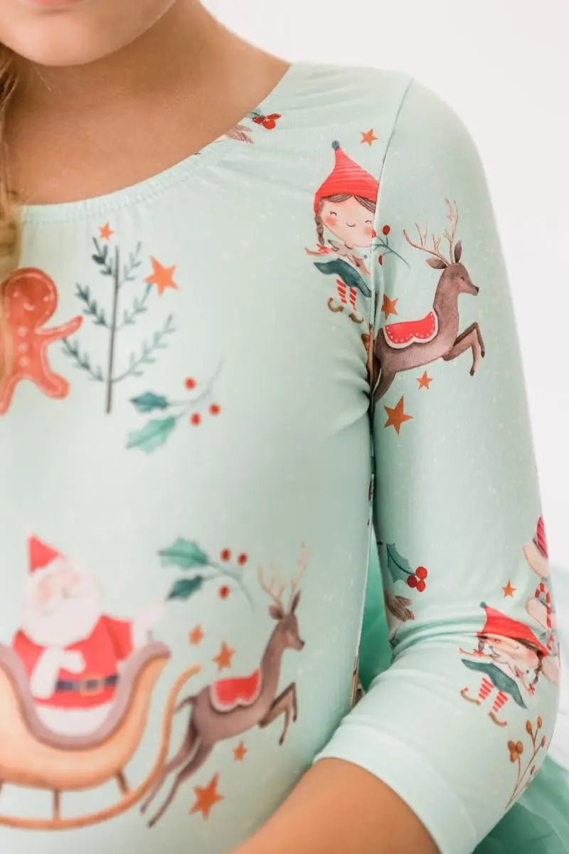 Mila & Rose ® Believe in Your Elf 3/4 Tutu Leotard - 