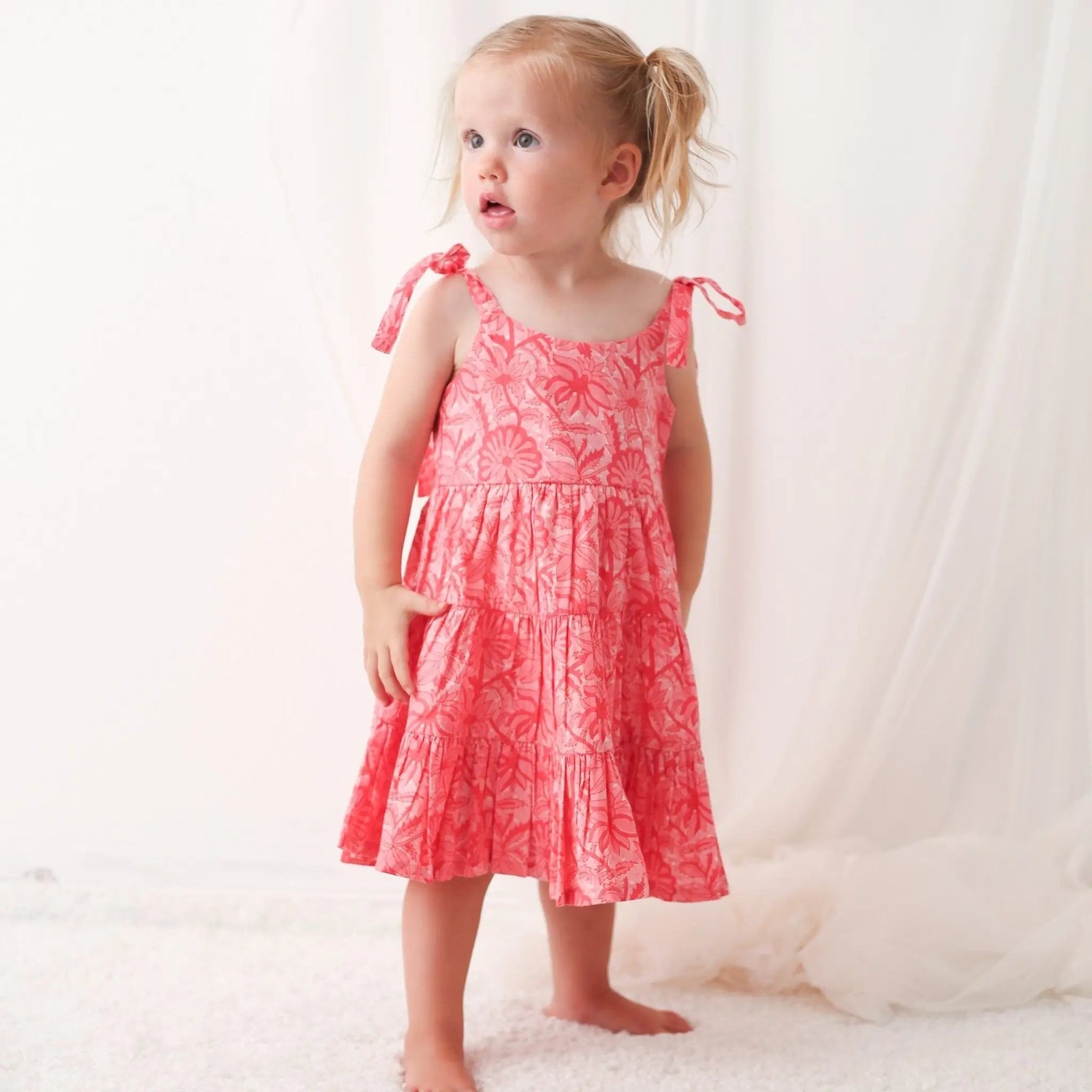 Bestaroo Bella Pink Floral Dress - 