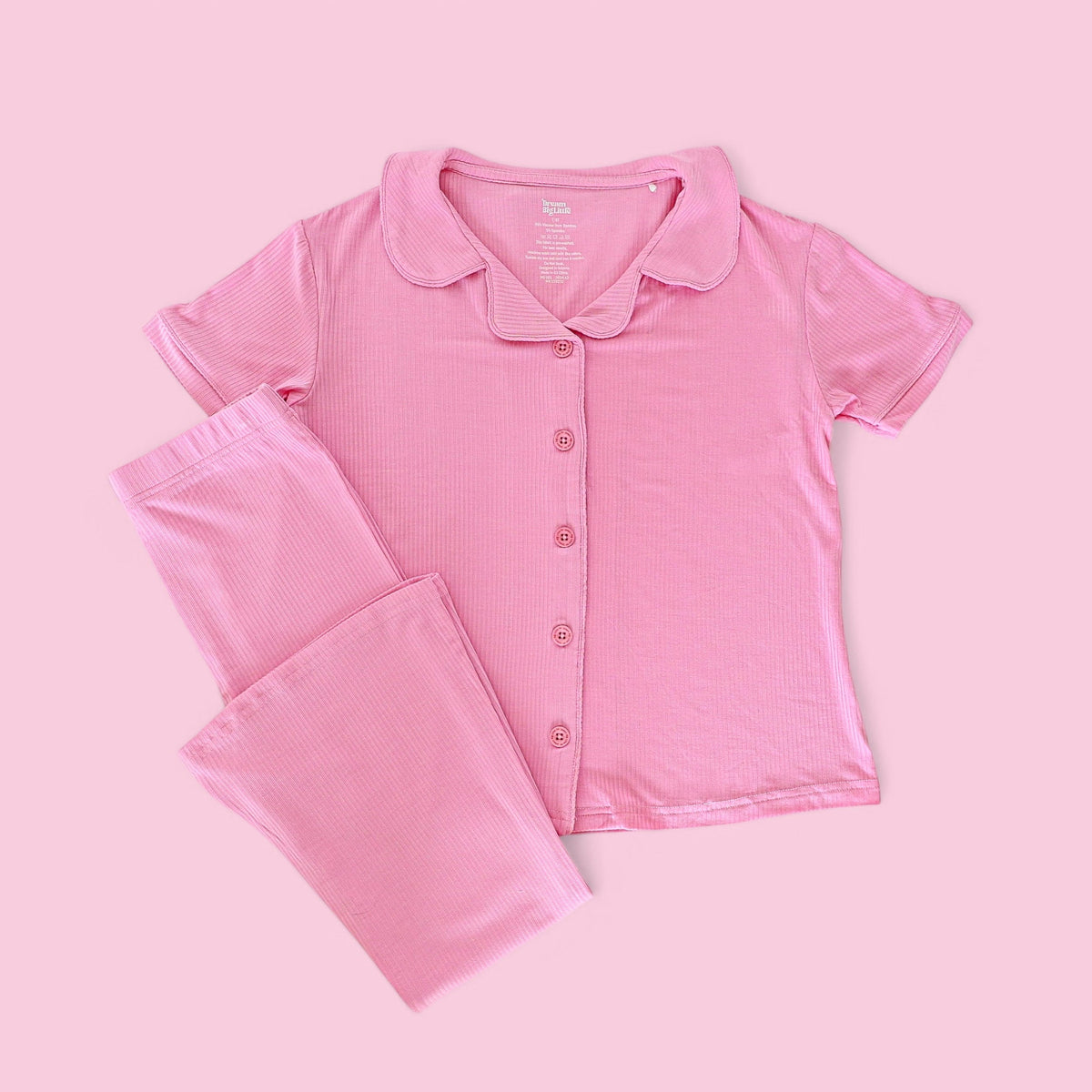 DREAM BIG LITTLE CO BELLA PINK RIB DREAM GIRL'S FLARE SETEveretts Place