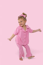DREAM BIG LITTLE CO BELLA PINK RIB DREAM GIRL'S FLARE SETEveretts Place