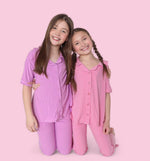DREAM BIG LITTLE CO BELLA PINK RIB DREAM GIRL'S FLARE SETEveretts Place
