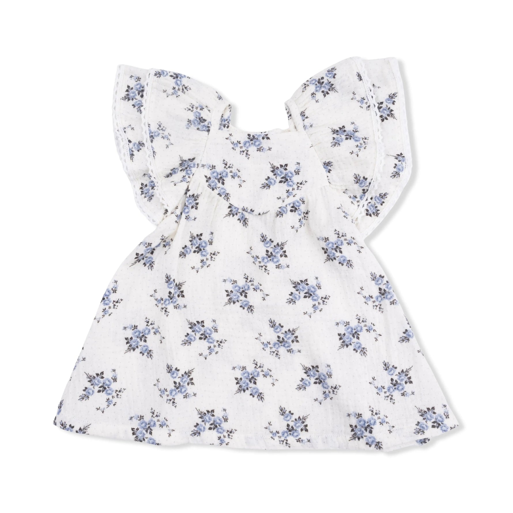 Angel Dear Belle Rosette Dot - V - Neck Dress and Bloomer - 