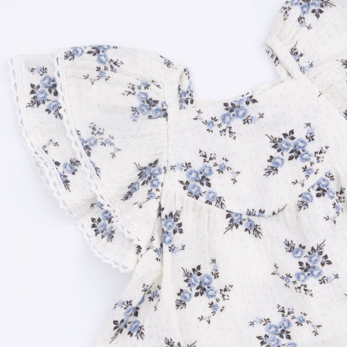 Angel Dear Belle Rosette Dot - V - Neck Dress and Bloomer - 