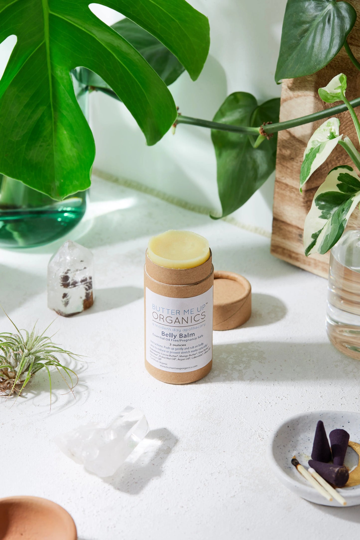 Organic Belly Balm for Pregnancy and Stretch Mark Prevention Butter Me Up Organics
