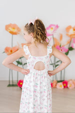 Mila & Rose ® Berries & Bows Ruffle Maxi Dress - 