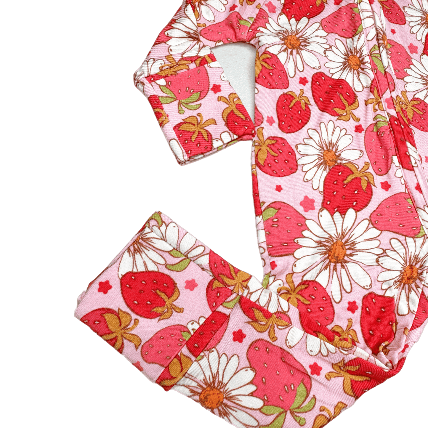 Berry Cute Bamboo Viscose Zippies for Kids Soft Stretchy Pajamas Texas Tushies