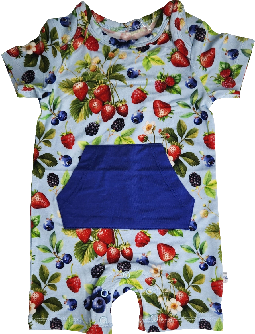 Berry Delight Shorty - Baby & Toddler Clothing, Overall, Produce, Fruit, One-piece garment | Everetts Place