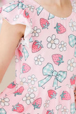 Mila & Rose ® Berry Picnic S/S Twirl Leotard - 