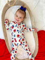Little Joy Co. Berry Sweet Bamboo Zippy Romper For Babies Soft Comfort - Everetts Place Boutique - 
