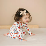 Little Joy Co. Berry Sweet Bamboo Zippy Romper For Babies Soft Comfort - Everetts Place Boutique - 