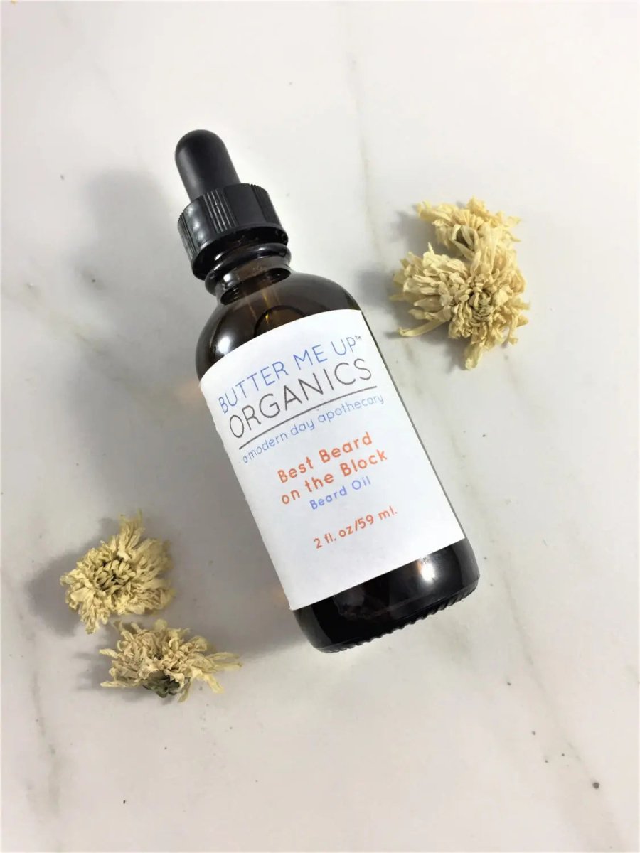 Best Beard On The Block Organic Beard Oil for Nourished Facial Hair - Everetts Place