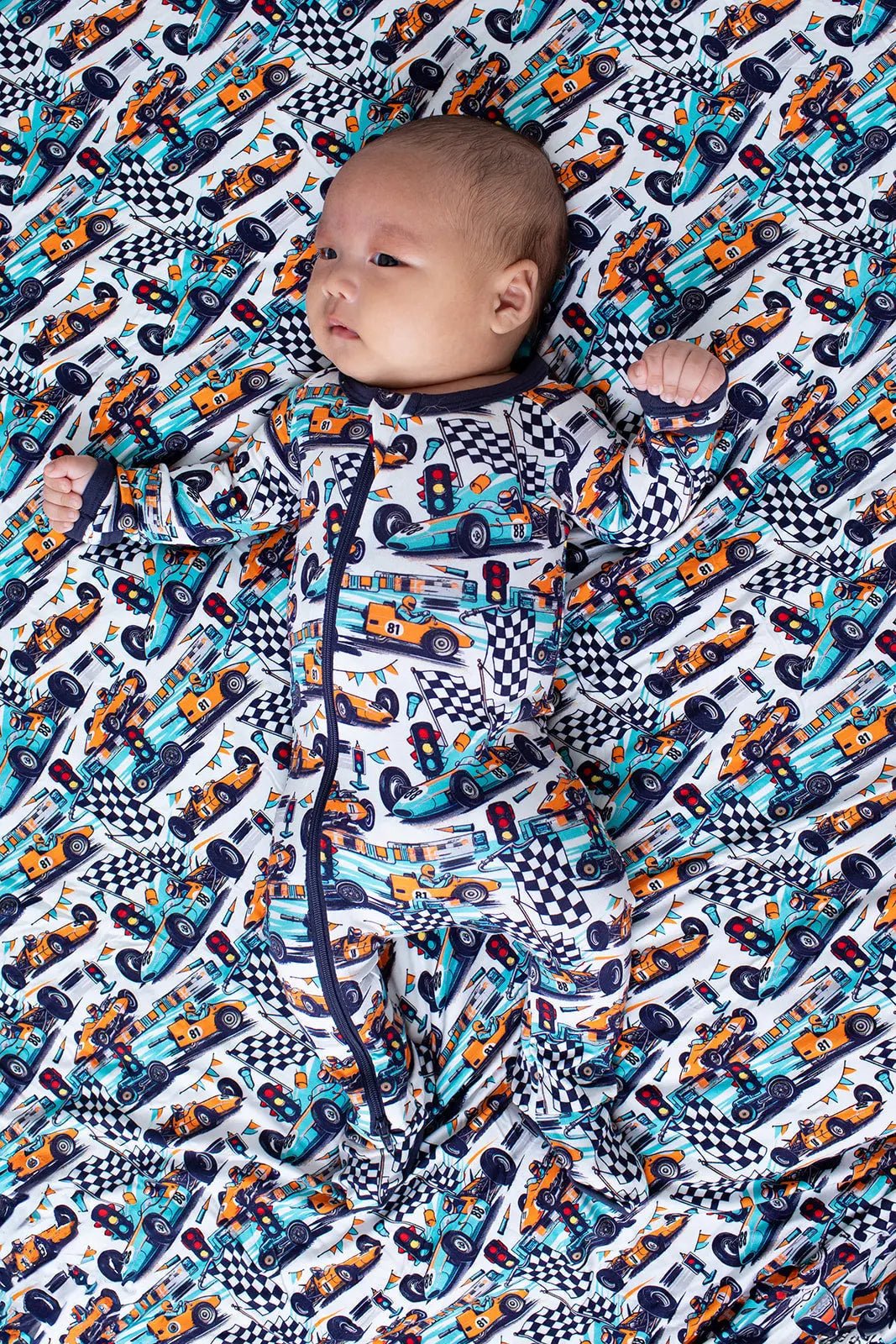 Bestaroo Bestaroo Apex Dreams Footie Baby One Piece With Dual Zipper - 