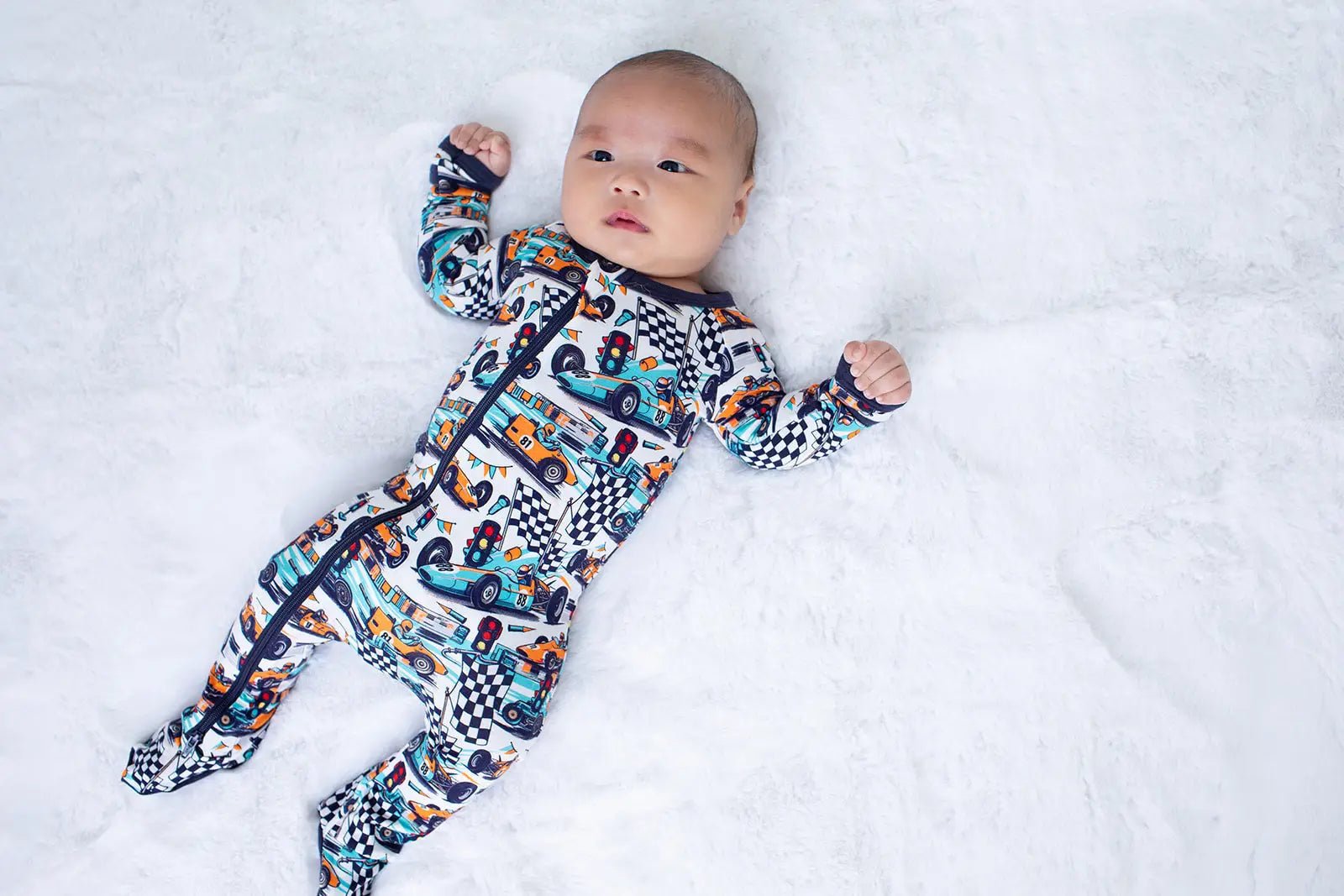 Bestaroo Bestaroo Apex Dreams Footie Baby One Piece With Dual Zipper - 