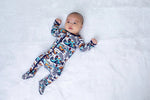 Bestaroo Bestaroo Apex Dreams Footie Baby One Piece With Dual Zipper - 