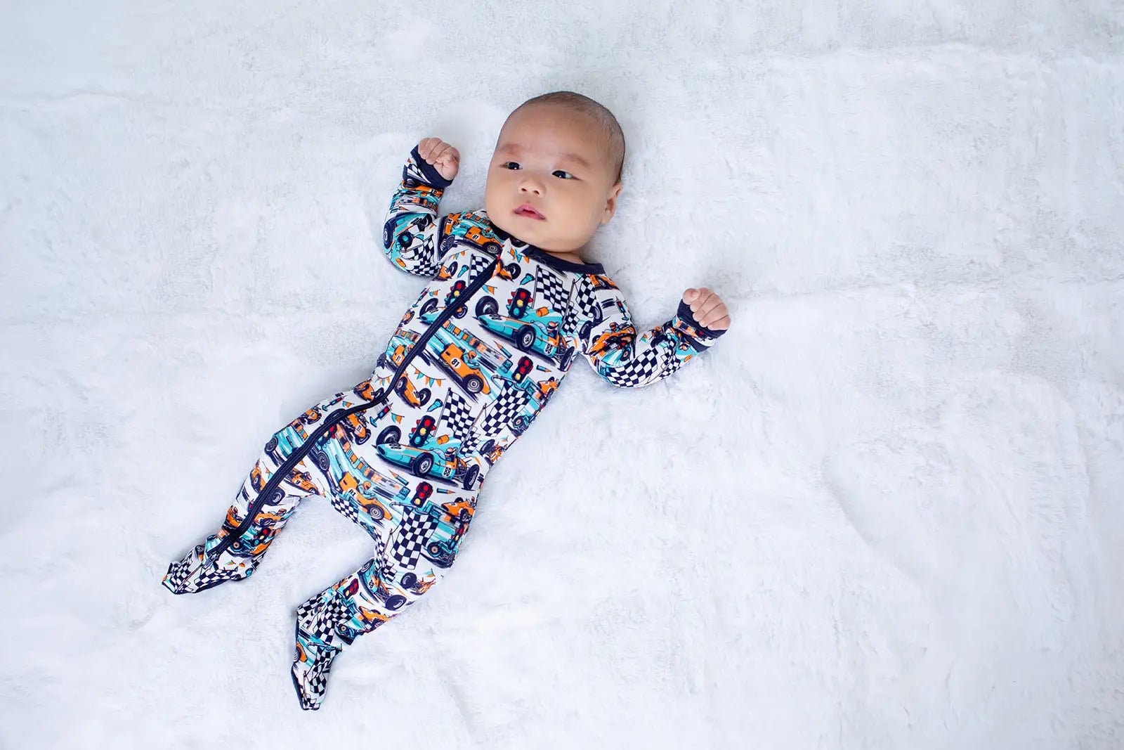 Bestaroo Bestaroo Apex Dreams Footie Baby One Piece With Dual Zipper - 
