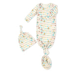 Bestaroo Bestaroo Bamboo Mermaid Gown And Beanie For Babies 0 To 3 Months - 